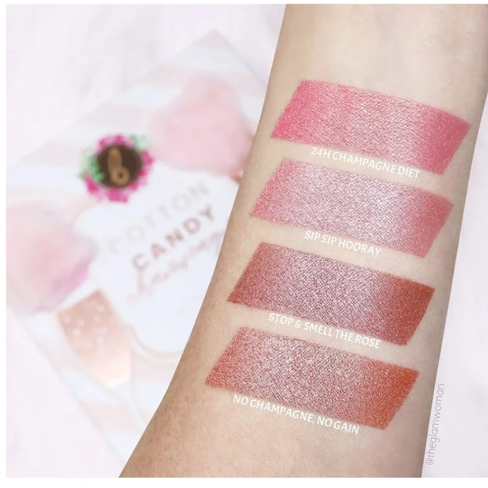 NWT Beauty Bakerie Cotton Candy Champagne Blushlighter Palette